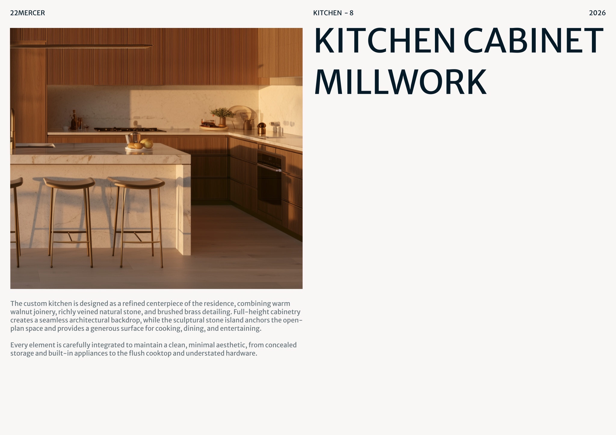 22 MERCER - Millwork drawings template preview