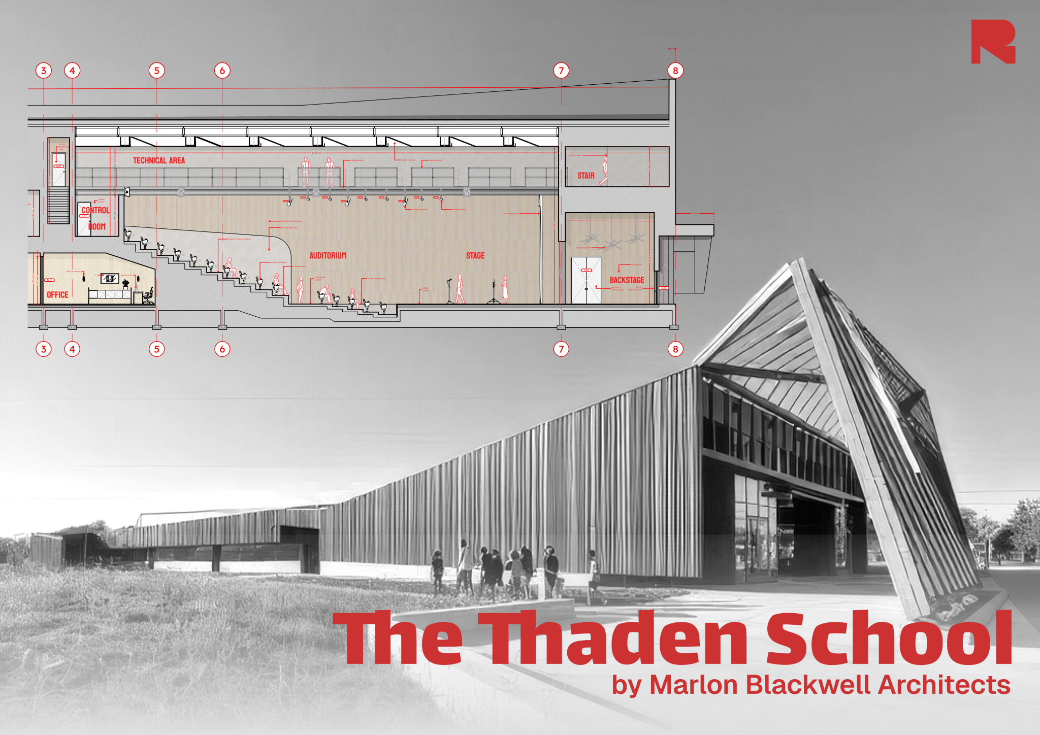 Auditorium layout template preview