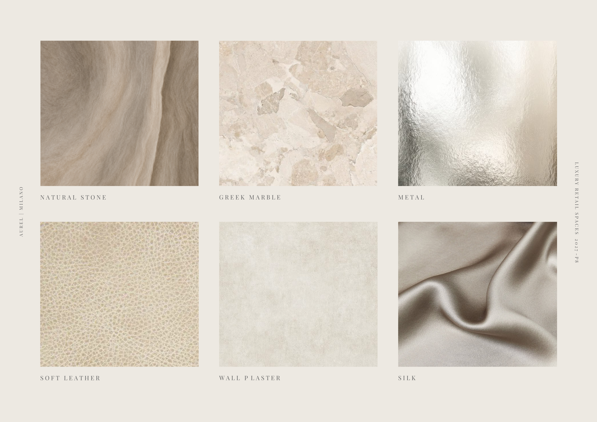Page from the AUREL - Concept moodboard template