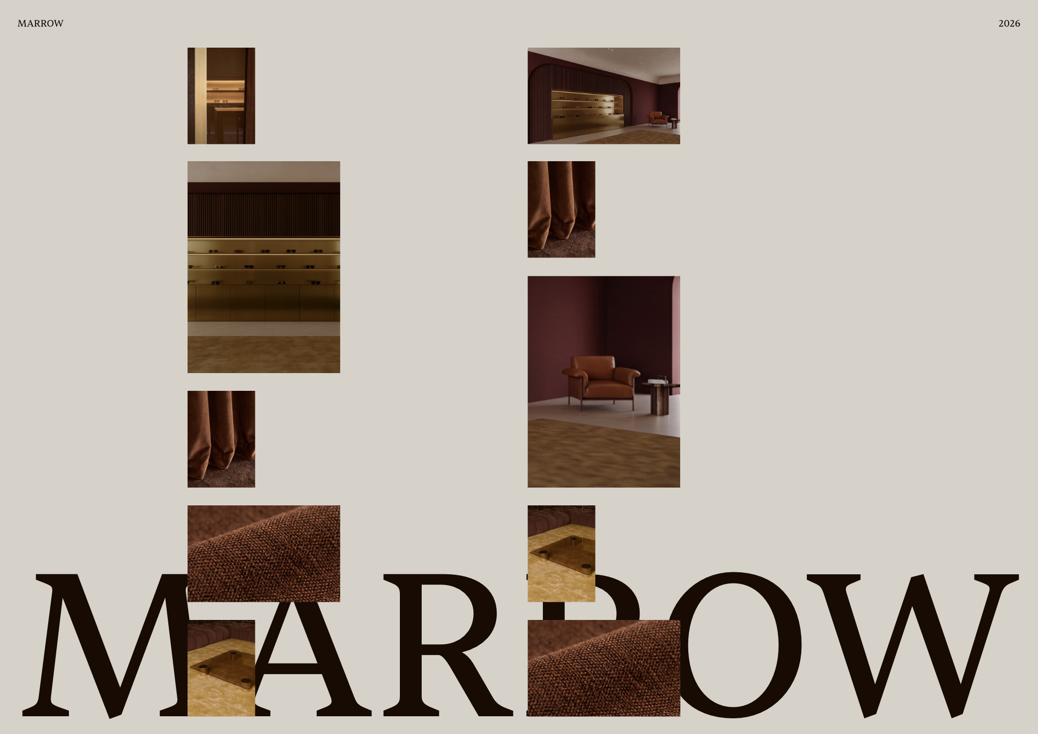 Millwork details - Luxury retail template preview