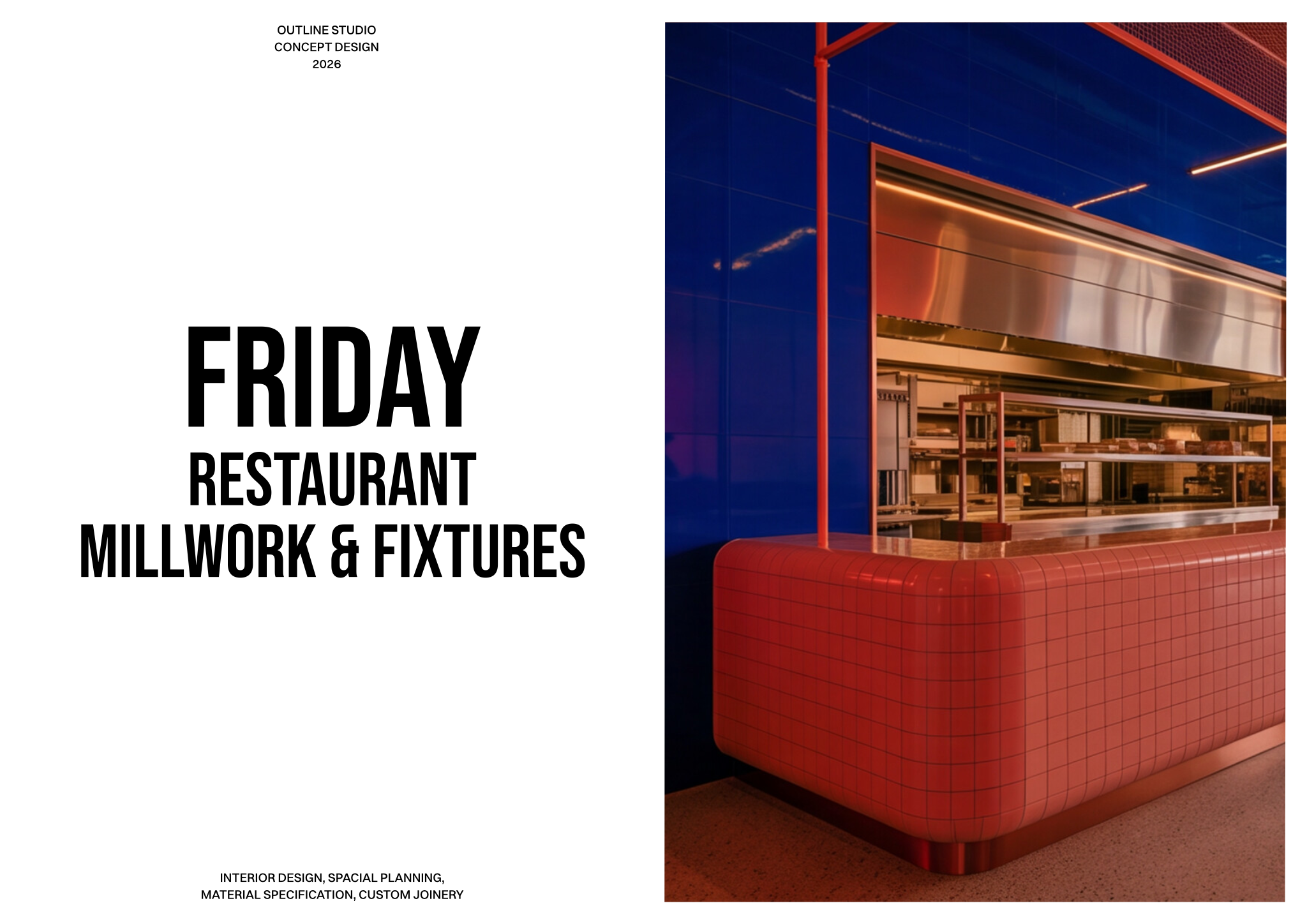 Millwork & fixtures - Restaurant Chain template preview