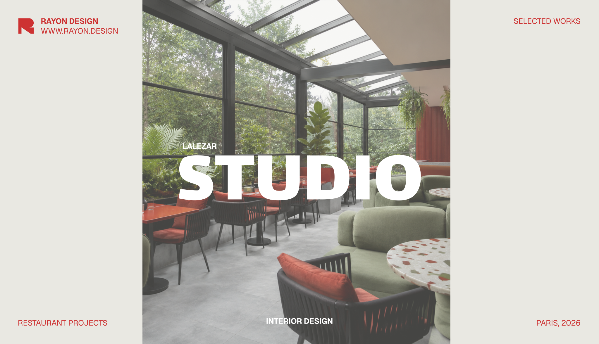 Studio portfolio template template preview