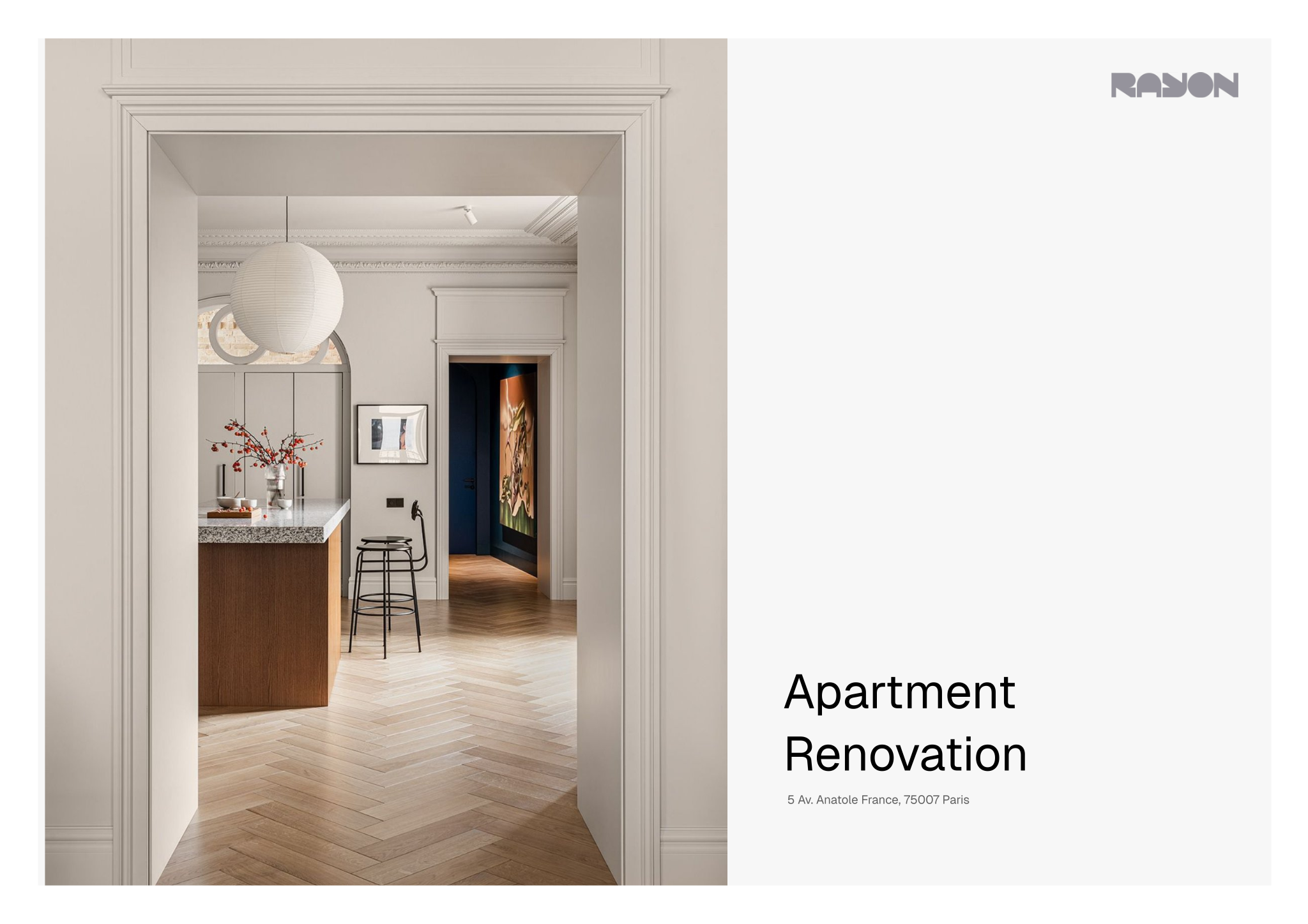 Apartment renovation drawings