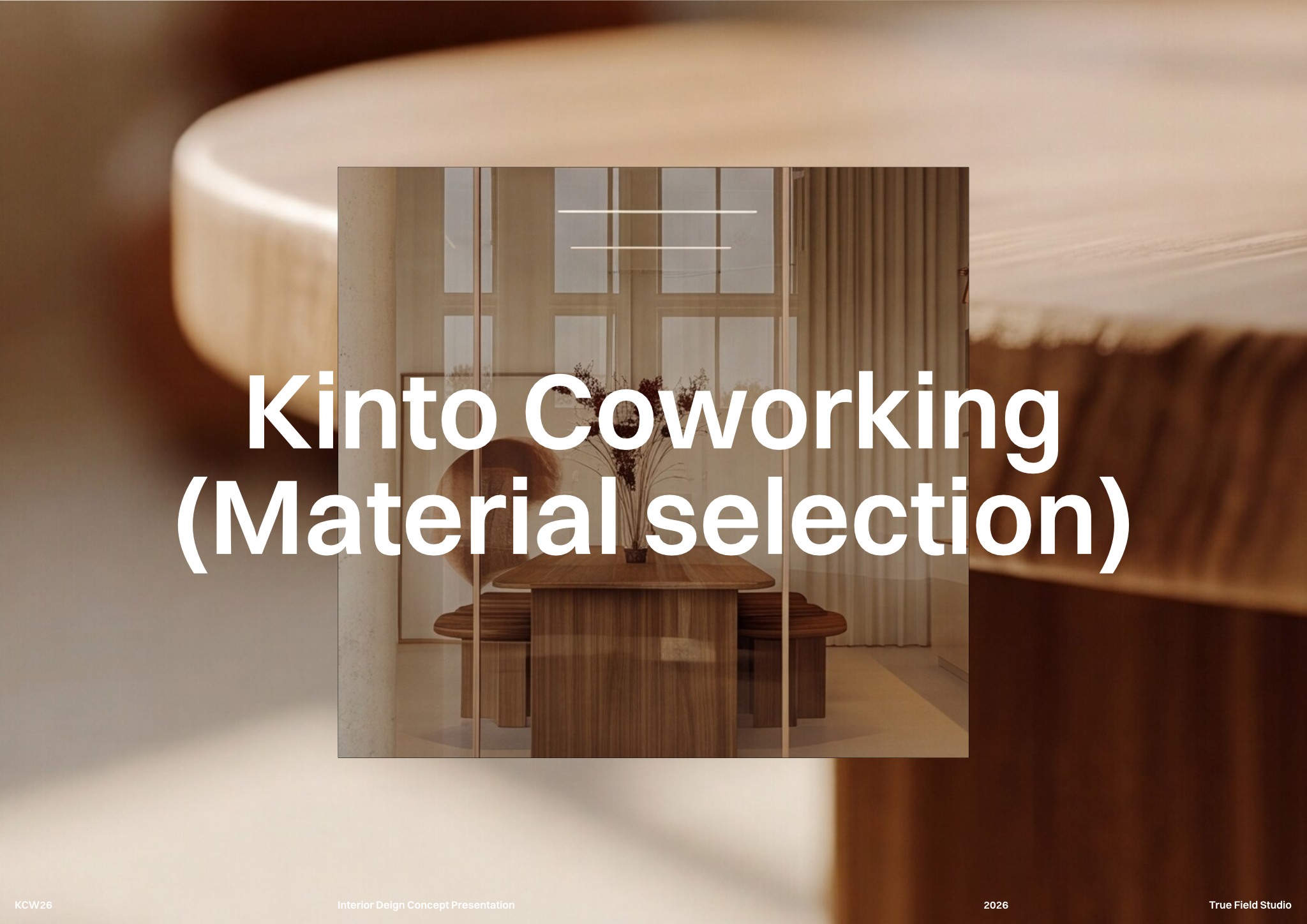 Co-working space material selection