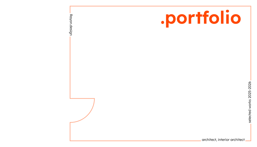 Interior design portfolio templates — Rayon Templates